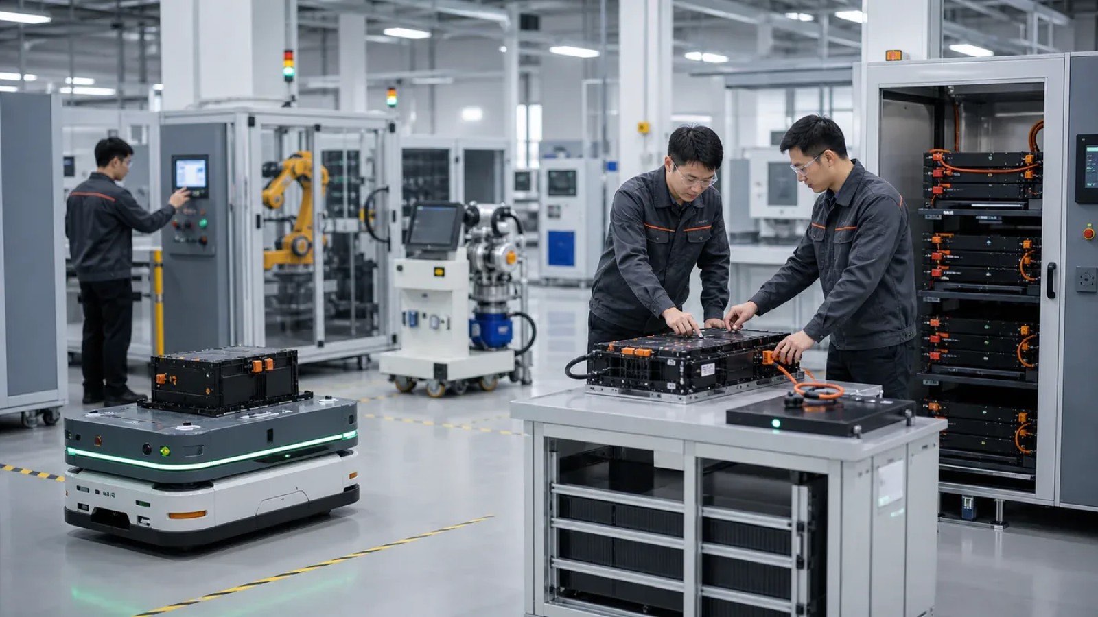 AGV and Robotics Power Battery PACK: How to Discuss Current, Cycle Life and Charging - AGV battery pack